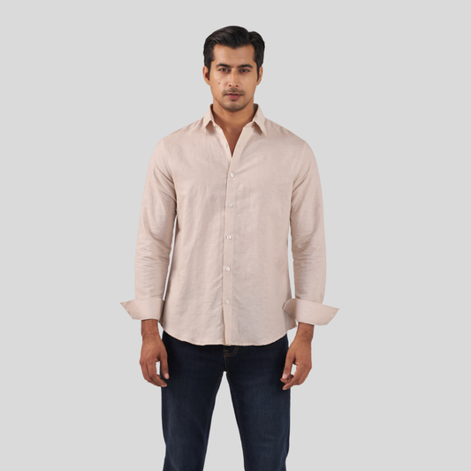 Men's Casual Shirt Gardenia