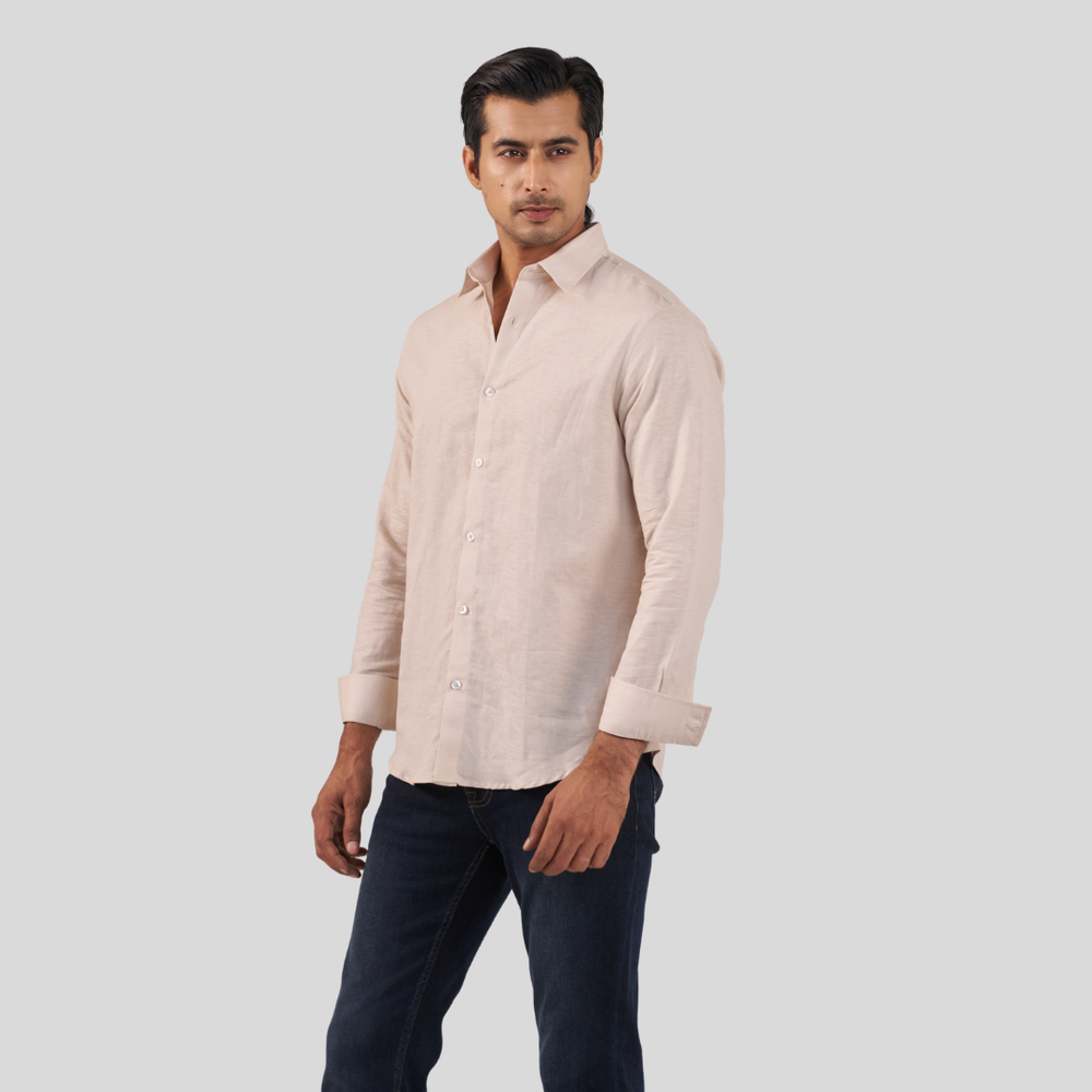 Men's Casual Shirt Gardenia