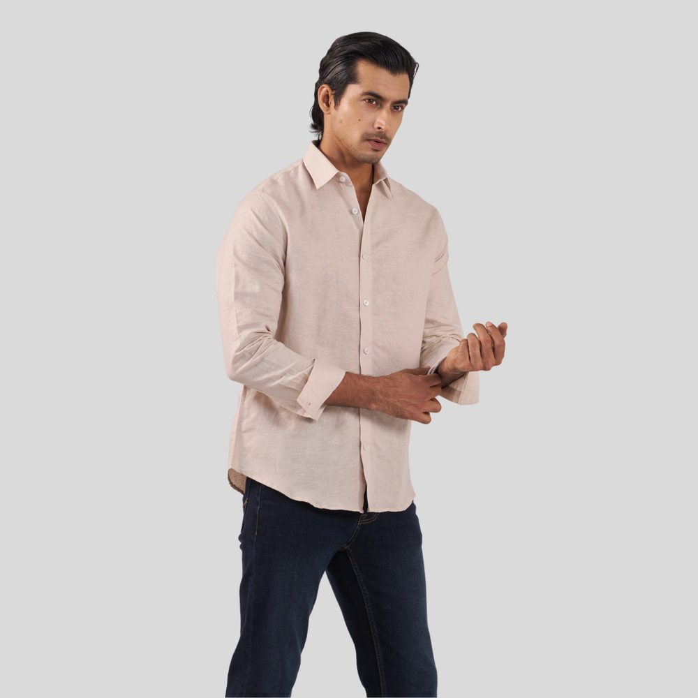 Men's Casual Shirt Gardenia
