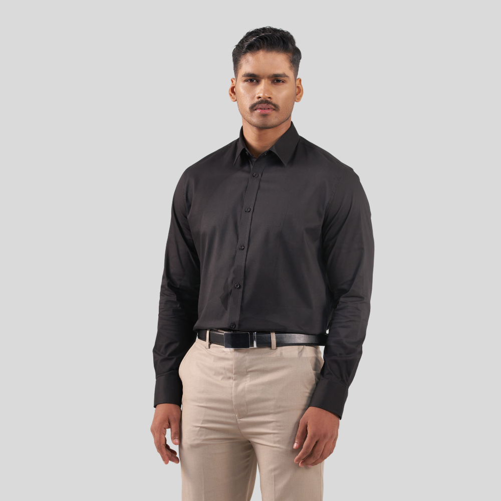 Men's Formal Shirt Black