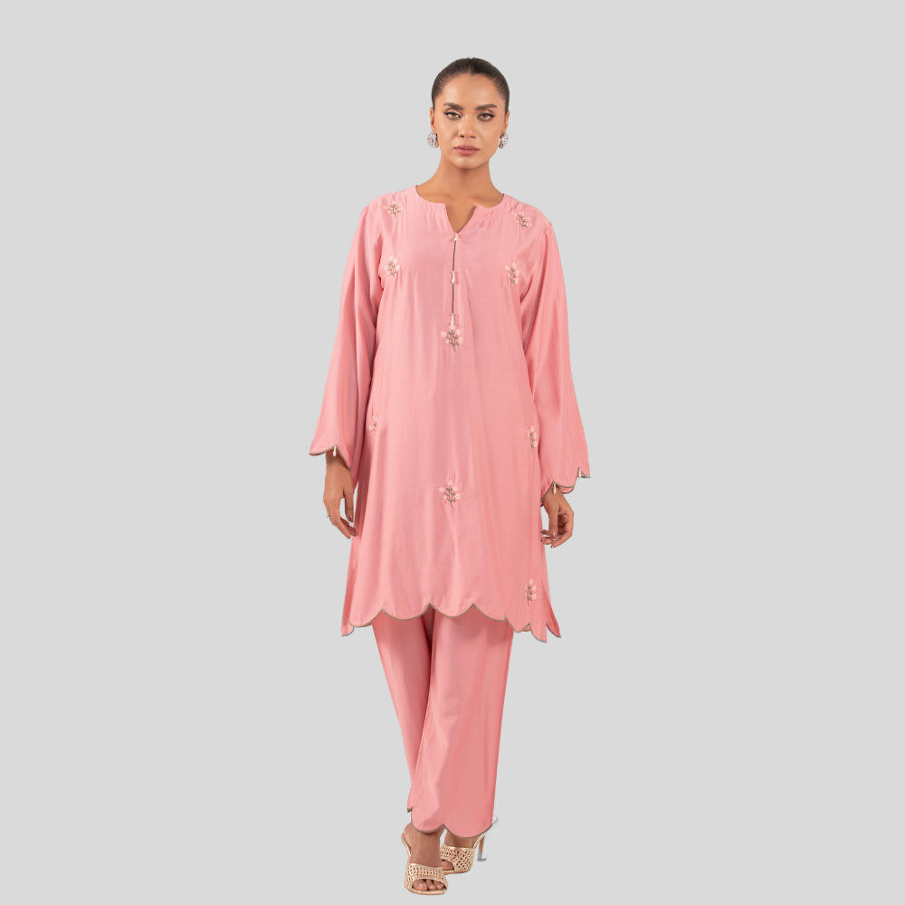 EMB Co-Ord Rose Tint