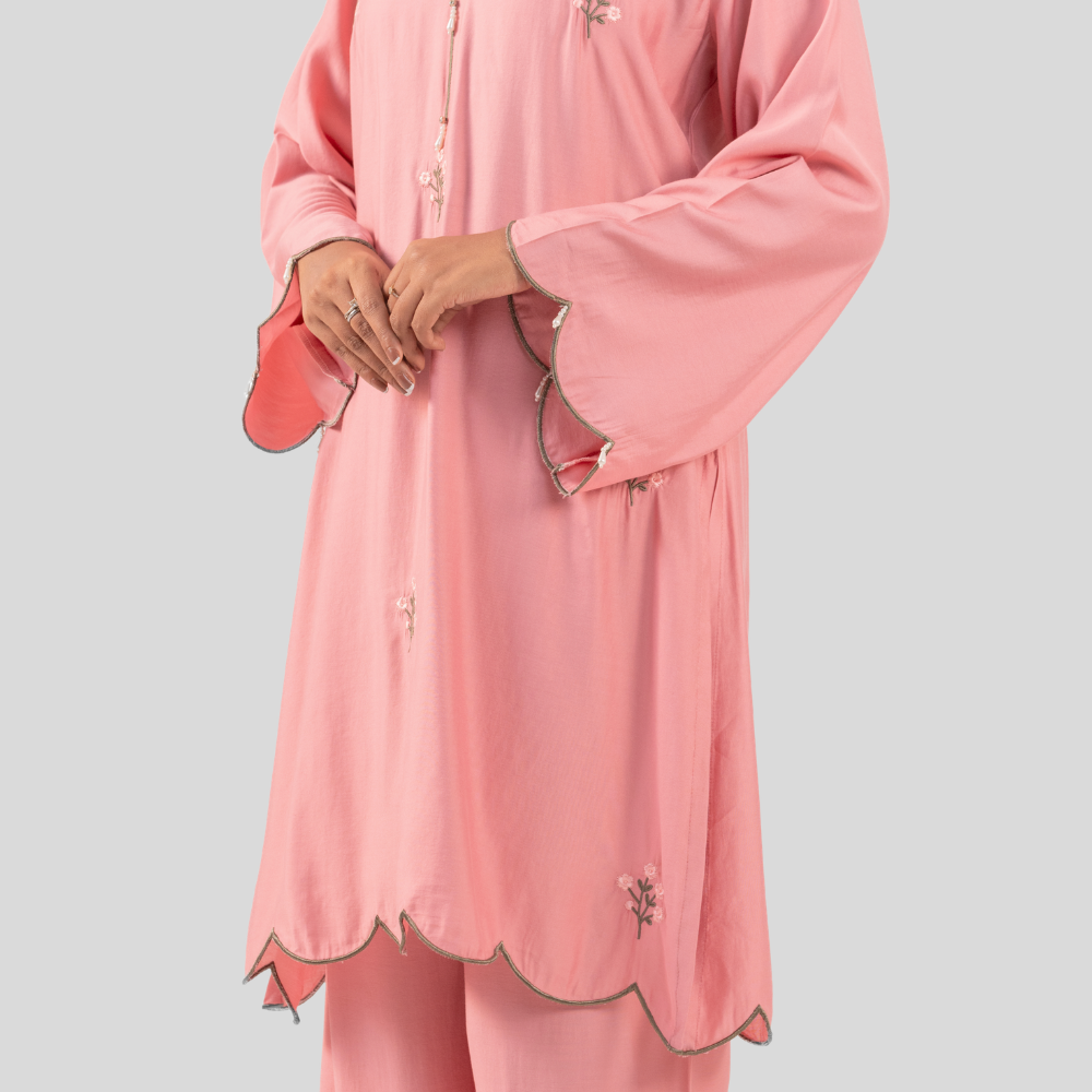 EMB Co-Ord Rose Tint