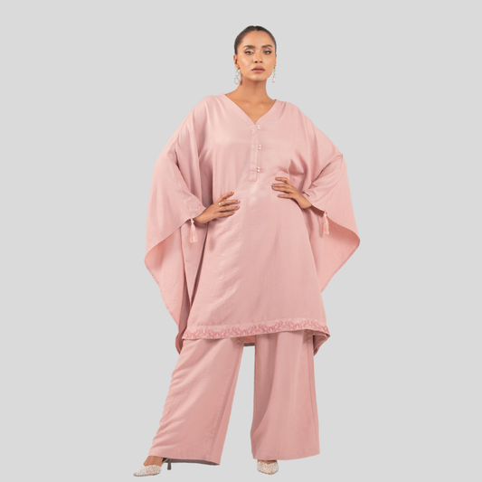 Pearl Kaftan Co-Ord C Brown