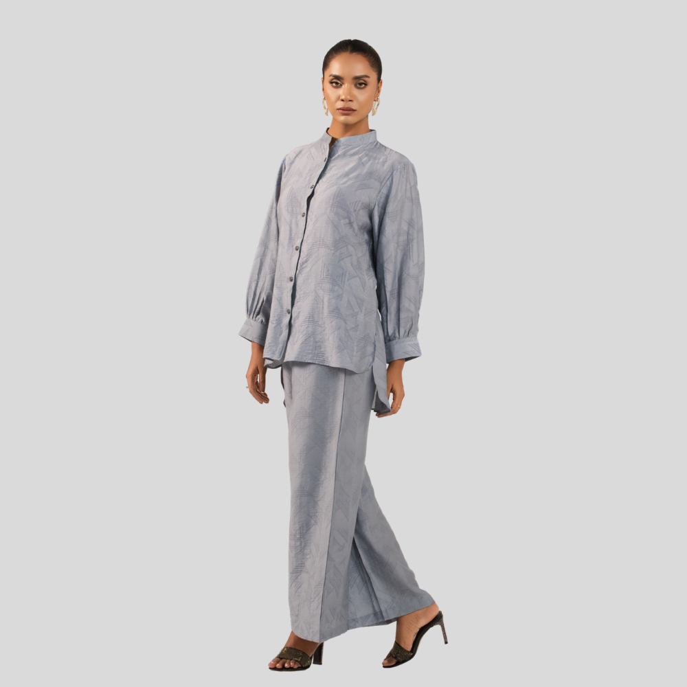 Jacquard Co-Ord Glaucous