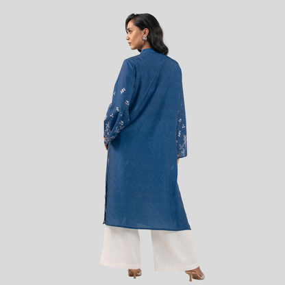 AOP Kurti Blue