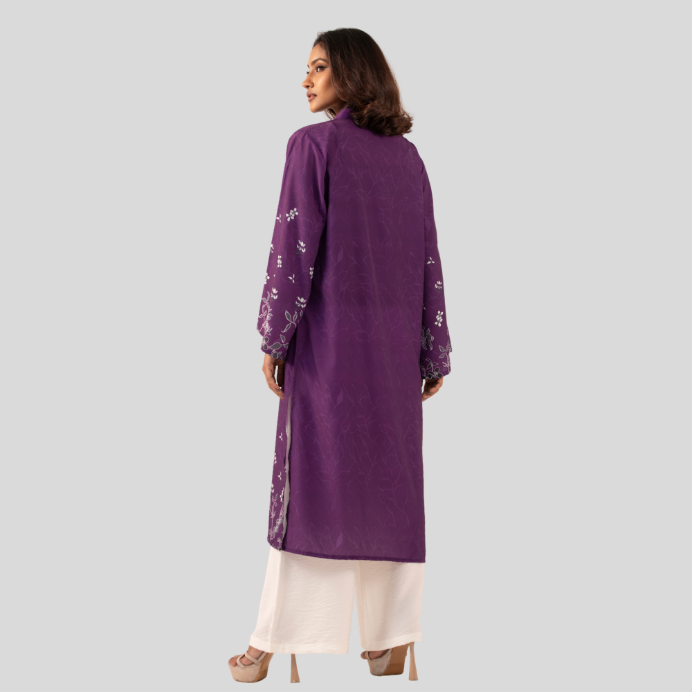 AOP Kurti Purple
