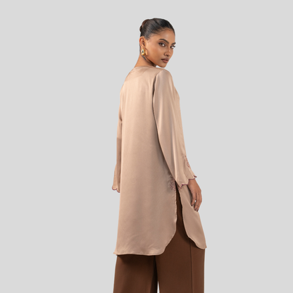 EMB Kurti Light Beige