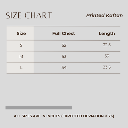 Printed Kaftan Sieena