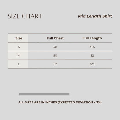Mid Length Shirt Lavender