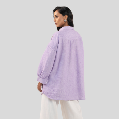 Mid Length Shirt Lavender