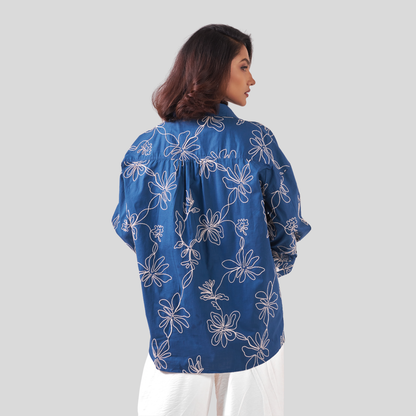 V Neck Shirt 02 Deep Teal