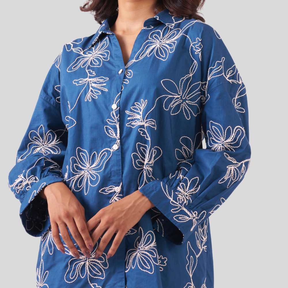 V Neck Shirt 02 Deep Teal