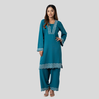 EMB Co-Ord Teal