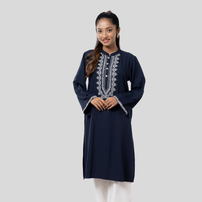 EMB Kurti Navy