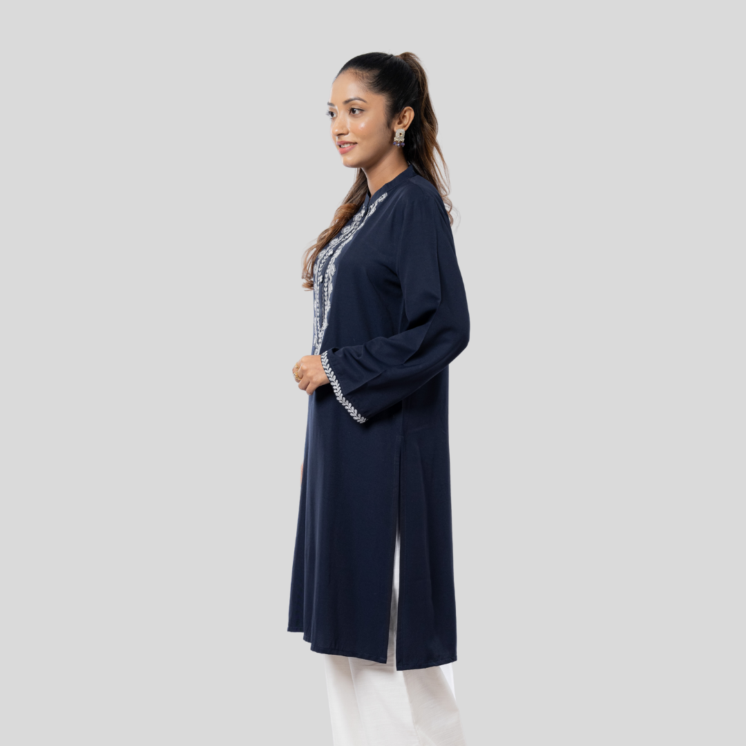 EMB Kurti Navy