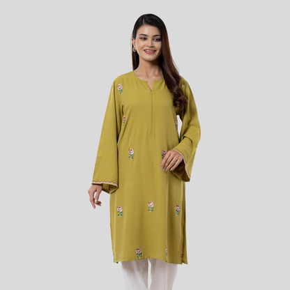 EMB Kurti D.Pear