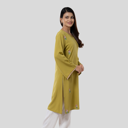 EMB Kurti D.Pear