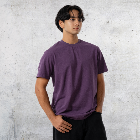 Essential 60/40 Tee Plum Purple