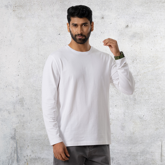 Essential Full Tee White
