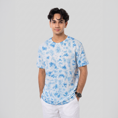 Everyday TD Tee Sky & White