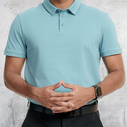 Men's Executive Polo Sky