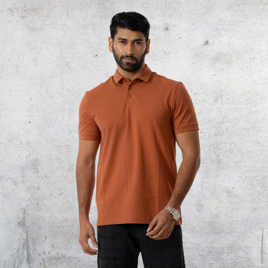 Executive Men's Polo Mocha Bisque