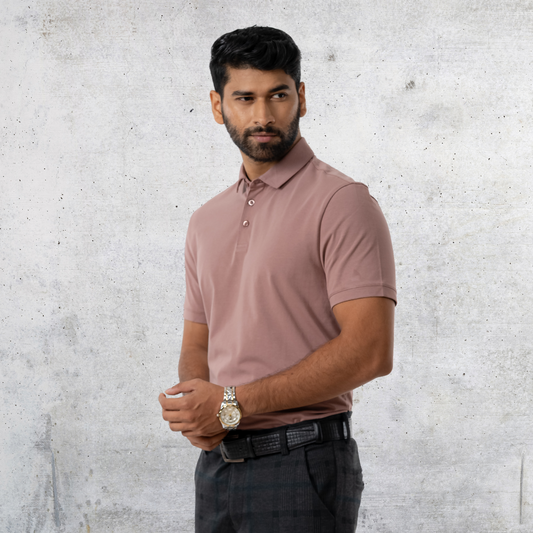 Executive Men's Polo Plum
