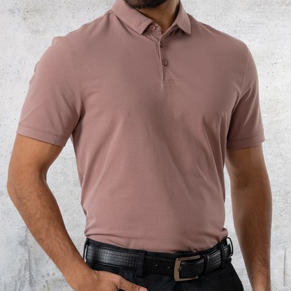 Executive Men's Polo Plum