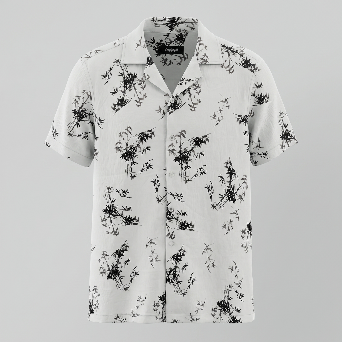 Cuban Shirt E-27MCS015 Frosted Mint