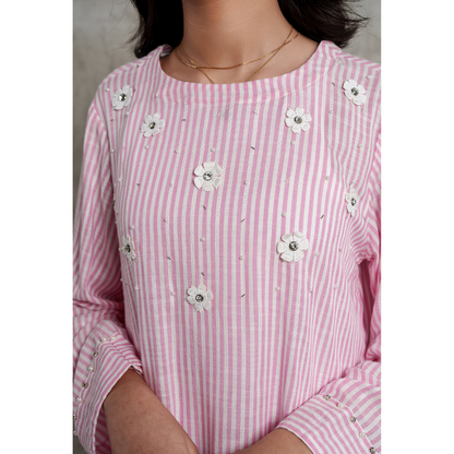 Garden Kurti (Pink)