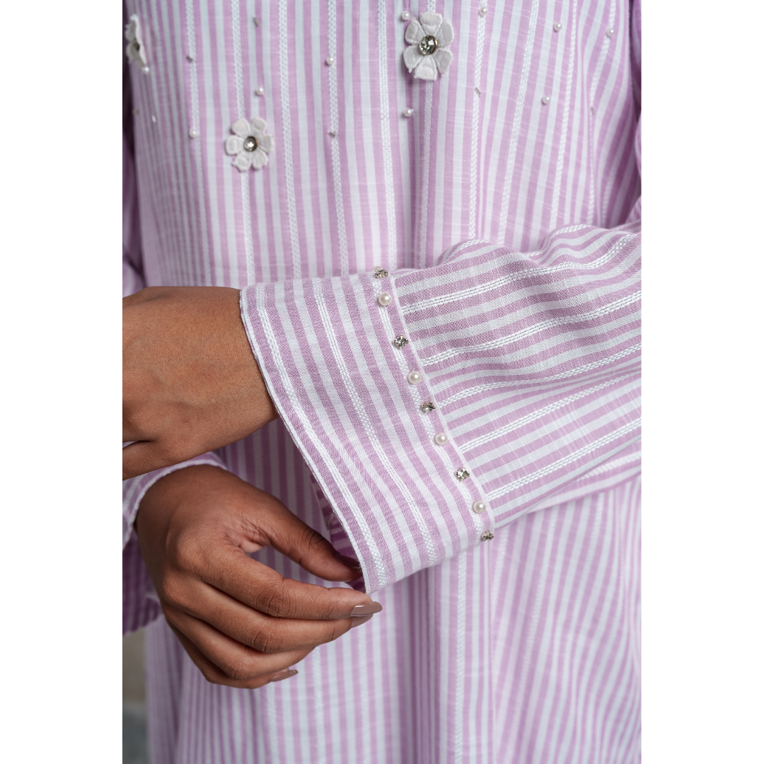 Garden Kurti (Lavender)