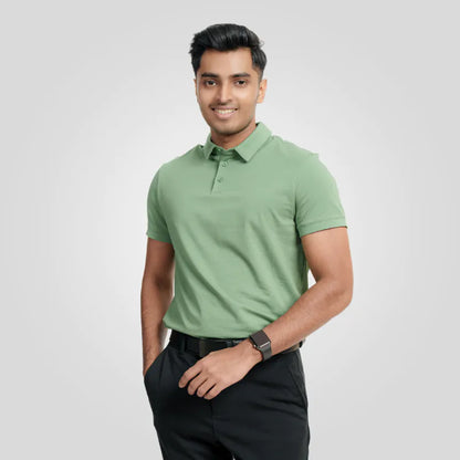 Men's Executive Polo Green