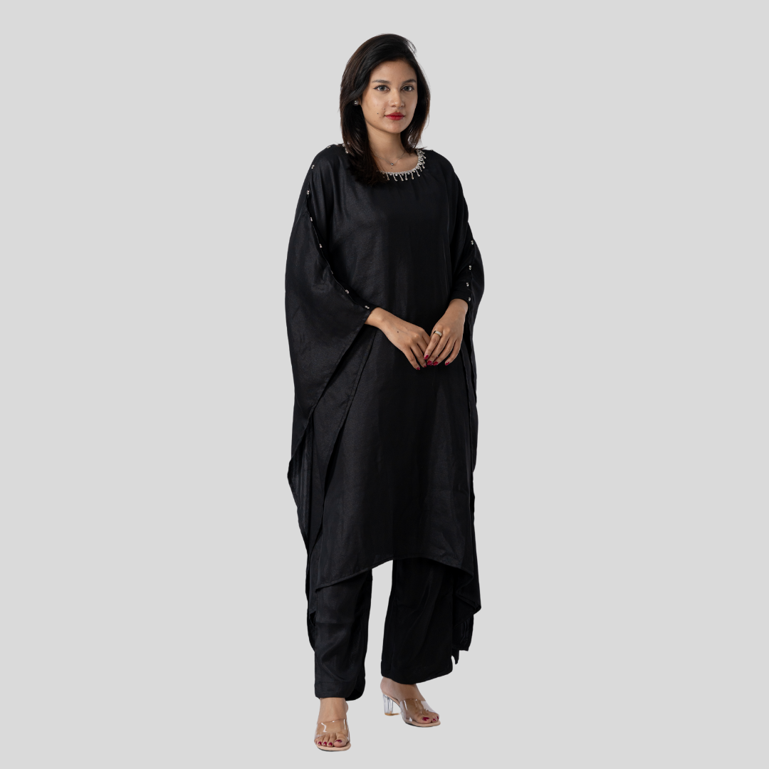 Kaftan Co-ord Black