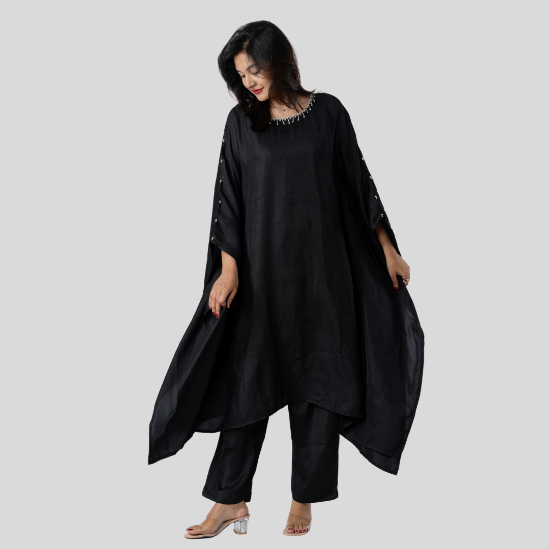 Kaftan Co-ord Black