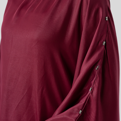Kaftan Co-ord Maroon