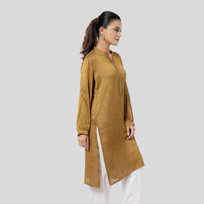 Karchupi Kurti Sepia