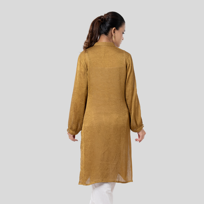 Karchupi Kurti Sepia