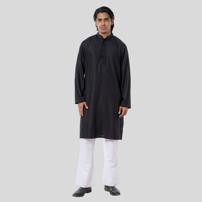 Karchupi Panjabi Black