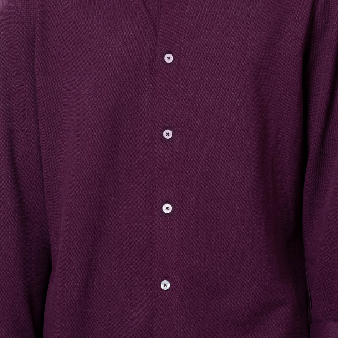 Premium Men’s Knit Shirt Wine