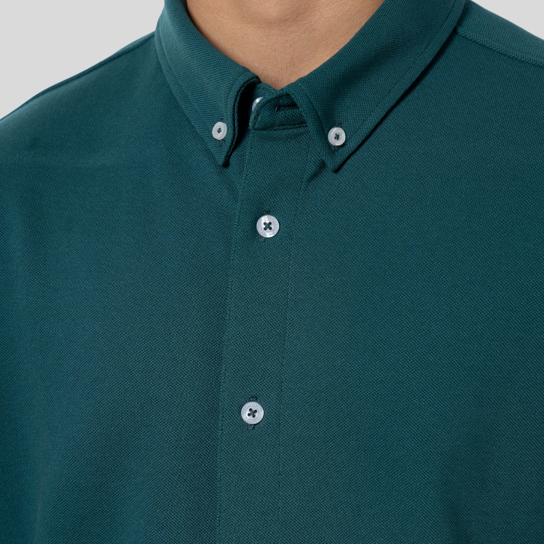 Premium Men’s Knit Shirt( Teal)
