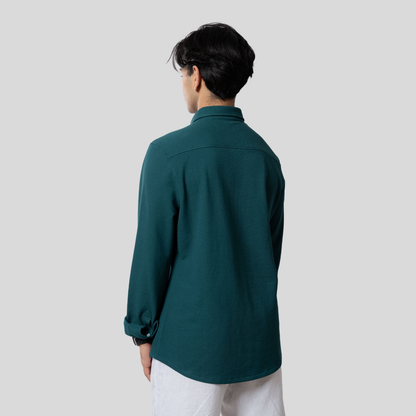 Premium Men’s Knit Shirt( Teal)
