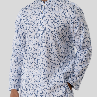 Men's AOP Linen Panjabi L-10