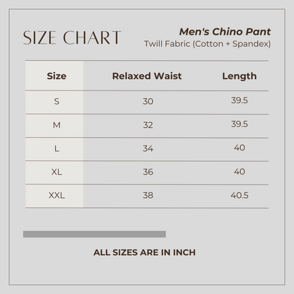 Men's Chino Pant Olive