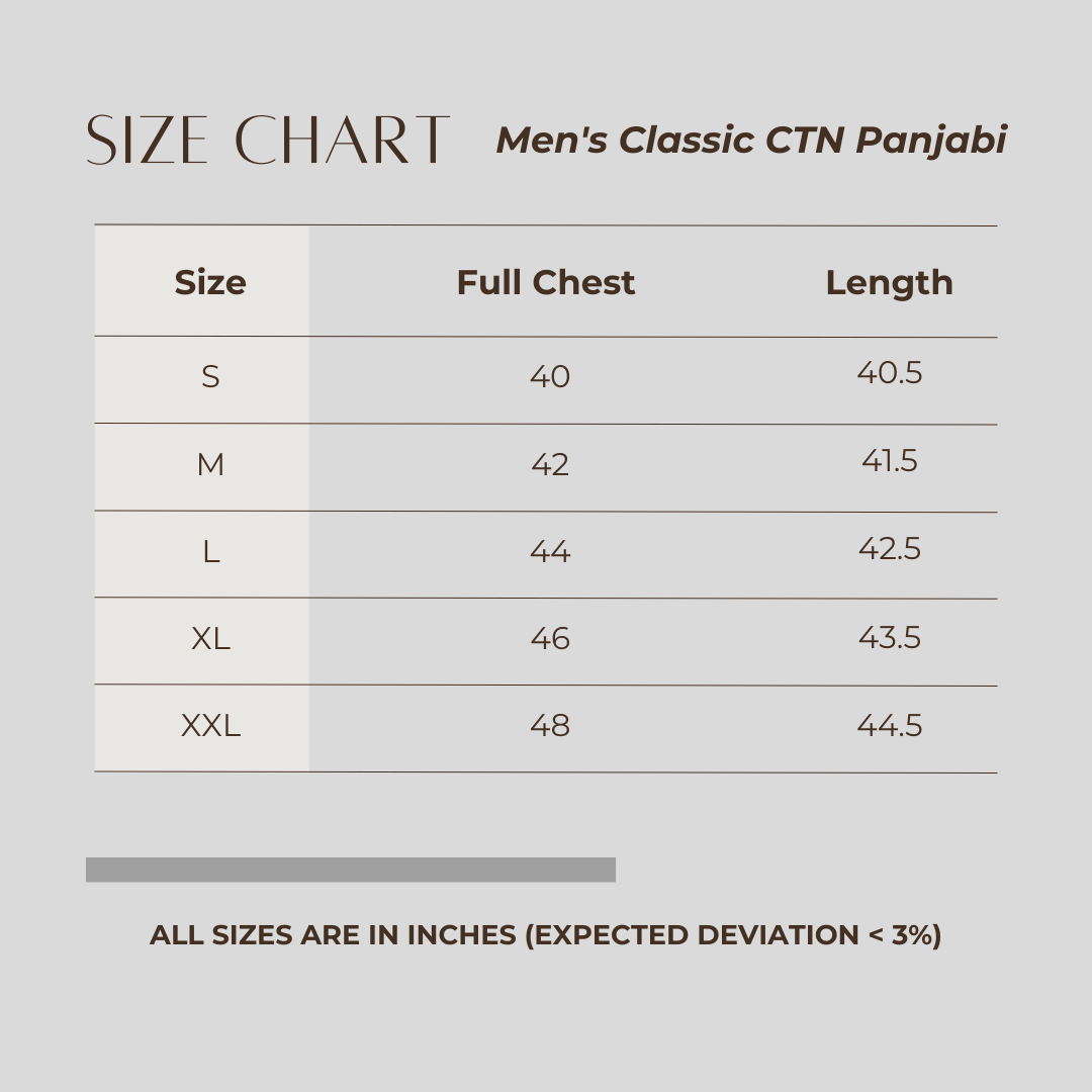 Men's Classic CTN Panjabi Step White