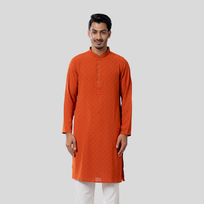 Men's Classic Panjabi Brick