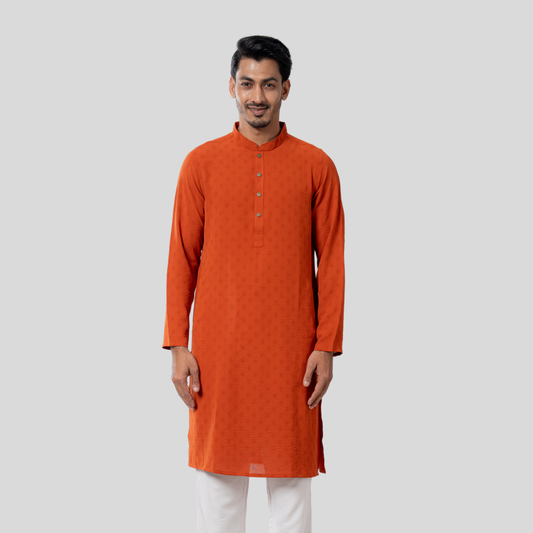 Men's Classic Panjabi Brick