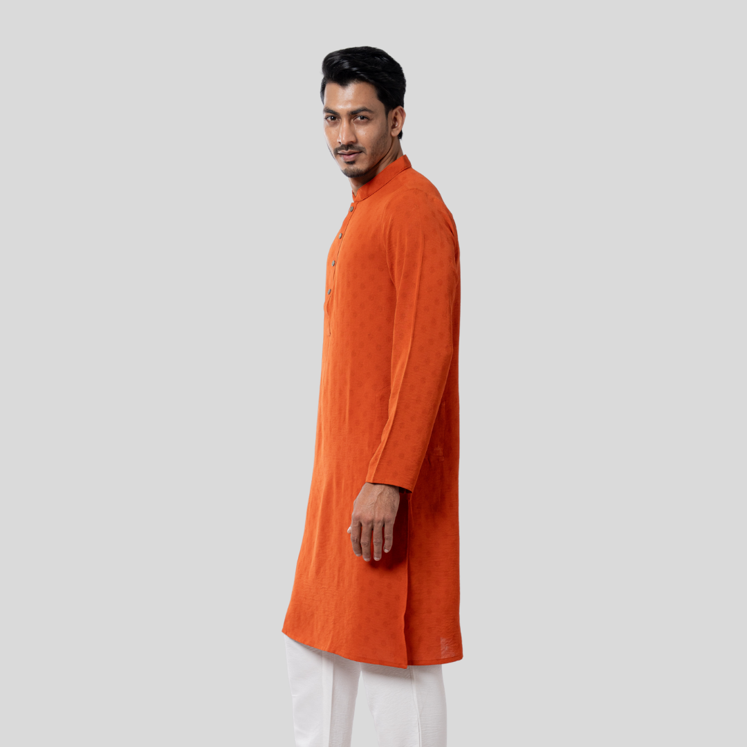 Men's Classic Panjabi Brick
