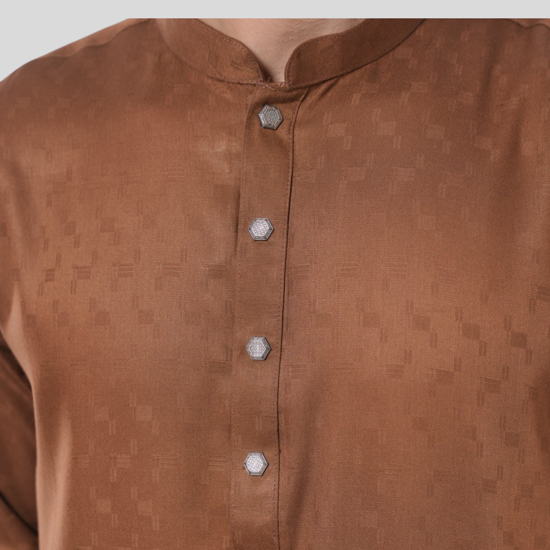 Men's Classic ST Panjabi Chestnut Brown