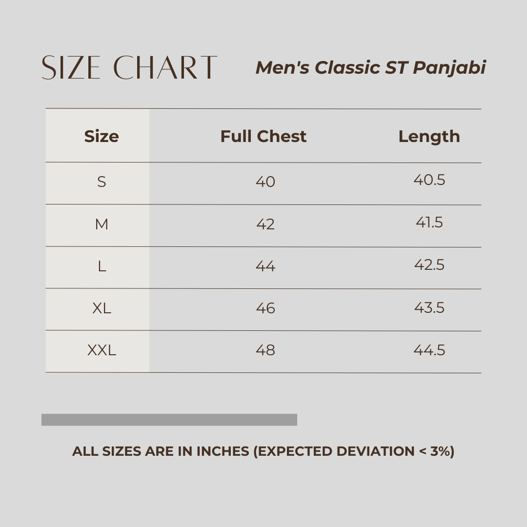 Men's Classic ST Panjabi Lt Beige