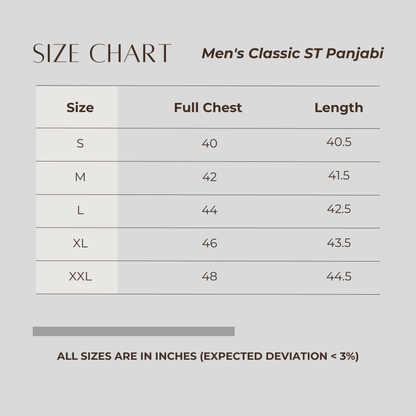 Men's Classic ST Panjabi Lt Beige